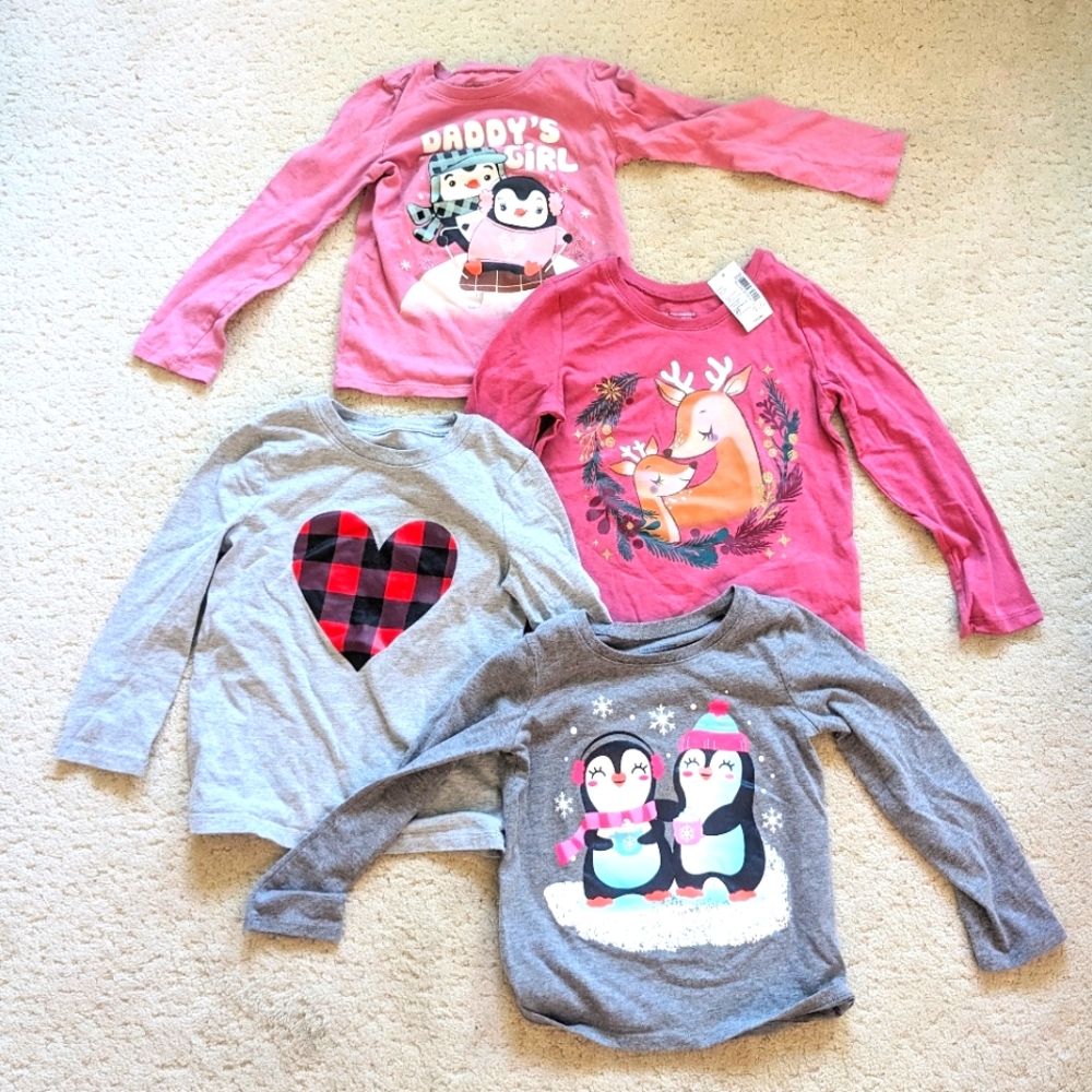 Lot of 4T Long Sleeve Tees